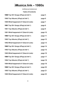 iMusica.link - 1980s - UnOfficial And UnAuthorizied Directory of Short Links - (PAPERBACK 5.5"x8.5")
