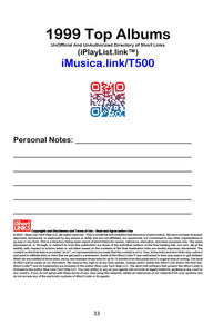 iMusica.link - 1990s - UnOfficial And UnAuthorizied Directory of Short Links - (PAPERBACK 5.5"x8.5")
