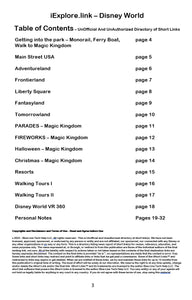 iExplore.link - Disney World - UnOfficial And UnAuthorizied Directory of Short Links - (PAPERBACK 5.5"x8.5")