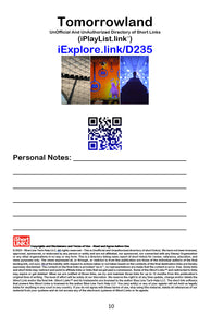 iExplore.link - Disney World - UnOfficial And UnAuthorizied Directory of Short Links - (PAPERBACK 5.5"x8.5")