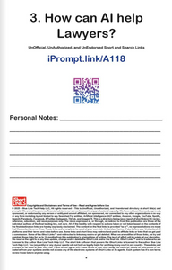 AI Prompts for Lawyers - Vol. 1 - iPrompt.link (PAPERBACK 5.5"x8.5")